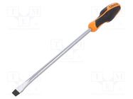 Screwdriver; slot; 12,0x2,5mm; BETAGRIP; Blade length: 250mm BETA