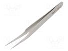 Tweezers; 115mm; Blades: curved; Blade tip shape: sharp; universal BETA