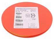 Markers; Marking: R; 4÷9mm; PVC; yellow; -65÷105°C; leaded; HGDC4-9 HELLERMANNTYTON