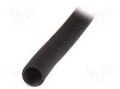 Protective tube; Size: 16; polypropylene; black; -20÷90°C; IP66 HELLERMANNTYTON