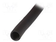 Protective tube; Size: 67; polypropylene; black; -20÷90°C; IP66 HELLERMANNTYTON
