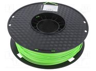 Filament: PLA+; 1.75mm; green; 195÷235°C; 1kg GEMBIRD