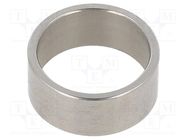 Spacer sleeve; 8mm; cylindrical; stainless steel; Out.diam: 19mm ELESA+GANTER
