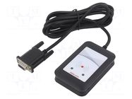 RFID reader; 4.3÷5.5V; RS232; antenna; Range: 100mm; 88x56x18mm ELATEC
