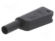 Accessories: case; 19A; black; 55.4mm; for banana plugs STÄUBLI