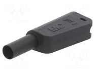 Accessories: case; 19A; black; 55.4mm; for banana plugs STÄUBLI