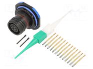 Connector: military; socket; female; PIN: 13; straight; crimped AMPHENOL AIR