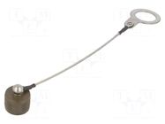 Protection cover; MIL-DTL-38999 Series III; size 9; olive AMPHENOL AIR
