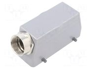 Enclosure for connectors: HDC; size H-B 24; for cable; angled LAPP