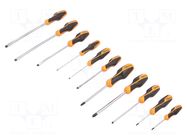 Phillips,slot; BETAGRIP; 12pcs; Screwdriver: universal-set BETA