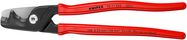 KNIPEX 95 11 225 StepCut® XL Cable shears with step cut plastic coated burnished 229 mm