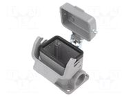 connector Han B Base Surface 1 Lever Metal Cover 1 HARTING