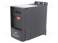 Vector inverter; Max motor power: 0.75kW; Usup: 200÷240VAC; IN: 6 DANFOSS