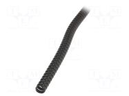 Protective tube; ØBundle : 14mm; polypropylene; black; L: 1m HELLERMANNTYTON