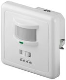 Infrared/Acoustic Motion Detector, white - for flush wall mounting, 160Ā° detection, 9 m range, suitable for indoors (IP20)