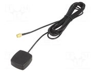 Antenna; GNSS,GPS; magnet,for ribbon cable; 38x34x13.5mm; Len: 3m 2J Antennas