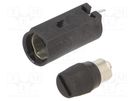Fuse holder; cylindrical fuses; THT; 5x20mm; 6.3A; Pitch: 7.5mm ESKA