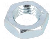 Nut; hexagonal; M12; Thread: fine thread; 1; steel; Plating: zinc BOSSARD