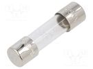 Fuse: fuse; quick blow; 500mA; 250VAC; cylindrical,glass; 5x20mm EATON/BUSSMANN