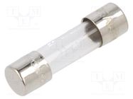 Fuse: fuse; quick blow; 5A; 250VAC; cylindrical,glass; 5x20mm; S500 EATON/BUSSMANN