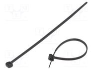 Cable tie; externally serrated; L: 100mm; W: 2.5mm; polyamide; 80N HELLERMANNTYTON