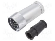 Connector: circular; RM,RM15; plug; straight; PIN: 10; 5A; TM20x2 HIROSE