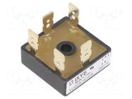 Bridge rectifier: three-phase; Urmax: 1.6kV; If: 20A; Ifsm: 380A IXYS
