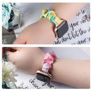 Fabric band for Apple Watch 42 / 44 / 45 mm strap bracelet rubber band - kiwi, Hurtel