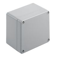 Metal housing, Klippon K (aluminium empty enclosure), Aluminium enclosure, 122 x 120 x 81 mm Weidmuller