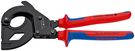 KNIPEX 95 32 315 A Cable Cutter (ratchet action) for steel wire armoured cables (SWA cable) with multi-component grips black lacquered 315 mm