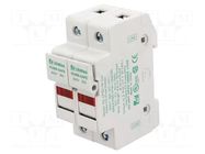 Fuse holder; 10.3x38mm; for DIN rail mounting; 30A; 600V; Poles: 2 LITTELFUSE