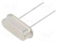 Resonator: quartz; 20MHz; ±10ppm; 18pF; THT; 11.5x5x3.68mm QST