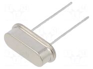 Resonator: quartz; 4MHz; 20pF; THT; 11.5x5x3.68mm QST