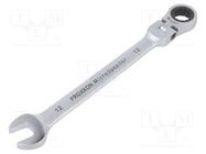 Wrench; combination spanner,with joint; 12mm; MicroSpeeder PROXXON