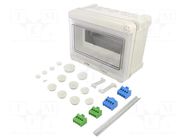 Enclosure: for modular components; IP66; No.of mod: 9; SDB; IK06 OBO BETTERMANN