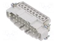 Connector: HDC; contact insert; male; PIN: 16; 16A; 500V; HEAVYCON PHOENIX CONTACT