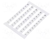 Marker; 6,2mm wide terminals; white; W: 6mm; H: 5mm; Marking: 1-10 WEIDMÜLLER