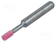 Grindingstone; Ø: 4mm; Ø: 6mm; aluminium oxide; Mounting: rod 6mm PG PROFESSIONAL