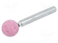 Grindingstone; Ø: 15mm; plunger; 6mm; aluminium oxide PG PROFESSIONAL