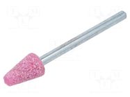 Grindingstone; Ø: 8mm; Ø: 3mm; aluminium oxide; Mounting: rod 3mm PG PROFESSIONAL