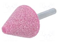 Grindingstone; Ø: 30mm; plunger; 6mm; aluminium oxide PG PROFESSIONAL