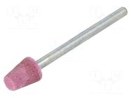 Grindingstone; Ø: 8mm; aluminium oxide; plunger; 3mm PG PROFESSIONAL