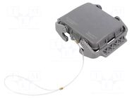 Protection cover; Han B Protect Cover Die Cast for Hoods HARTING