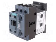 Contactor: 3-pole; NO x3; Auxiliary contacts: NO + NC; 110VAC; 9A SIEMENS