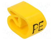 Markers; Marking: +; 8÷16mm; PVC; yellow; -30÷60°C; leaded; PA-3 PARTEX