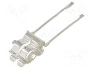 Fuse holder; 5mm; THT; HTC; Leads: for soldering; Cap type: snap-in EATON/BUSSMANN