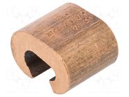 Connector: C shape crimp; copper; 50mm2; 1/0AWG BM GROUP