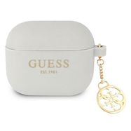 Guess GUA3LSC4EG AirPods 3 cover gray / gray Silicone Charm 4G Collection, Guess