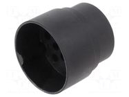 Connector: circular; male; contact insert; UIC558; PIN: 13; 10A; 60V HARTING