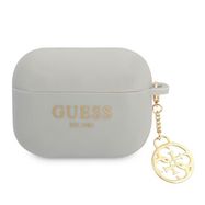 Guess GUAPLSC4EG AirPods Pro cover gray / gray Silicone Charm 4G Collection, Guess